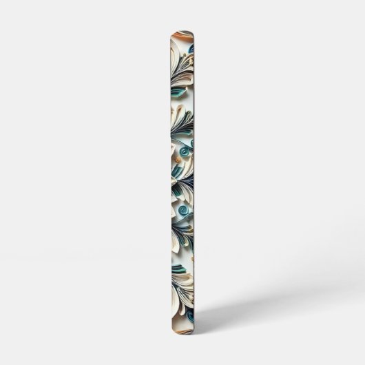 3D bloemontwerp Samsung Galaxy Hoesje (Linkerkant)