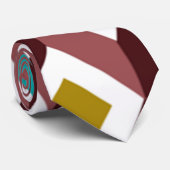 3D Blokjes Herenstrik Stropdas (Opgerold)