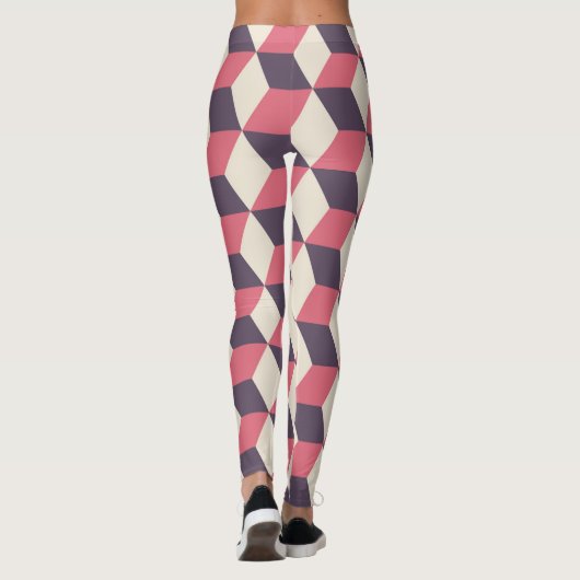 3d blokjes leggings (Achterkant)