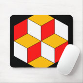 3d blokjes muismat (Met muis)