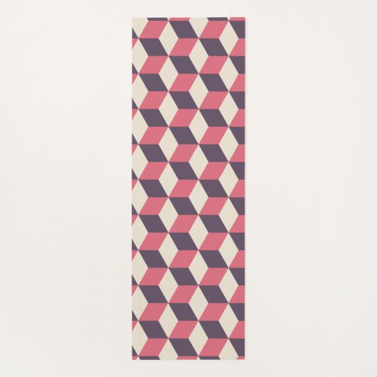 3d blokjes yogamat (Achterkant)