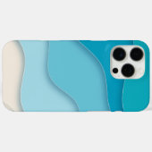 3D Blue Ocean Waves Case-Mate iPhone Case (Achterkant (horizontaal))
