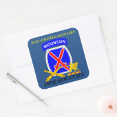 3D BN 6E VELDARTILLERIE 10E BERG STICKERS (Envelop)