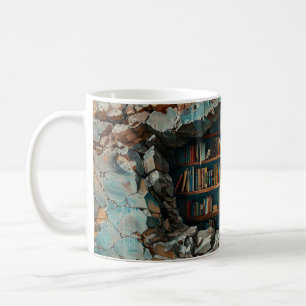 3D Boekenplank Mok Sublimatie 3D Boek Mok Wrap