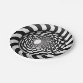 3D Borden voor lichtpapier Papieren Bordje (Gekanteld)