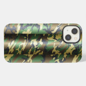 3D Bos Camouflage iPhone Hoesje (Achterkant horizontaal)