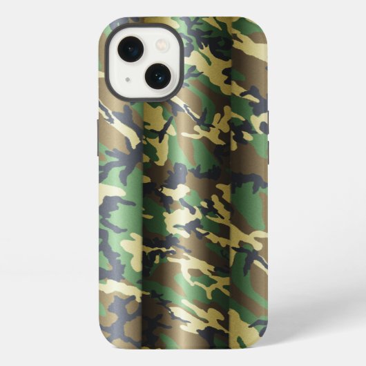 3D Bos Camouflage iPhone Hoesje (Achterkant)