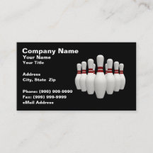 3D Bowling Pins (op Black BG)