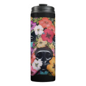 3D Boxer Floral Thermosbeker (Voorkant)