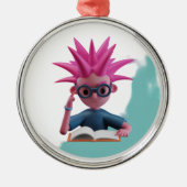 3D Boy Sticker Ornamenten (Voorkant)