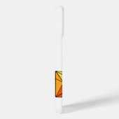 3D Bright Rainbow Cube Driehoeken op Wit iPhone Hoesje (Rechterkant)