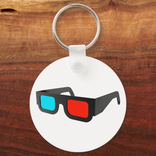 3D-bril weergeven Sleutelhanger (Voorkant)