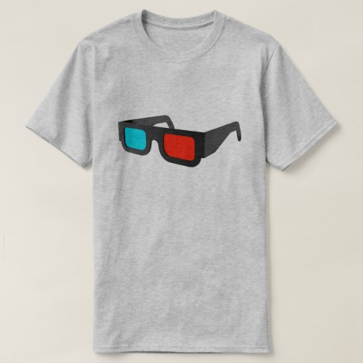 3D-bril weergeven T-shirt (Design voorkant)