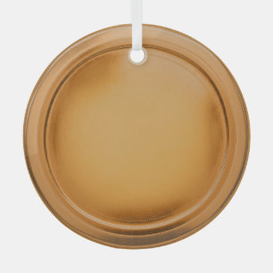 3D bronzen folie zegel elegante uitmuntendheid pri Glas Ornament