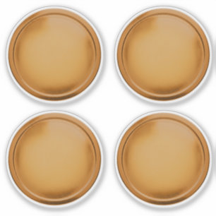 3D bronzen folie zegel elegante uitmuntendheidspri Sticker