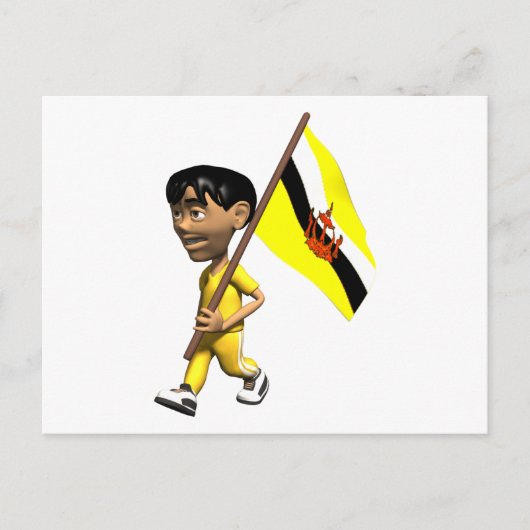 3D Brunei Briefkaart (Voorkant)