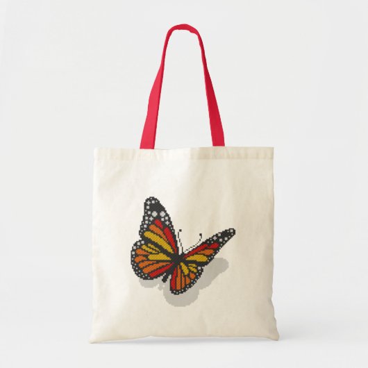 3D Butterfly v1-Canvas tas (Voorkant)
