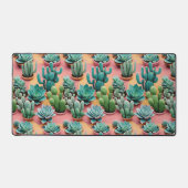 3D Cactus en Sappige Planten Bureaumat (Voorkant)