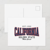 3D Californië Feestdagenkaart (Voorkant / Achterkant)
