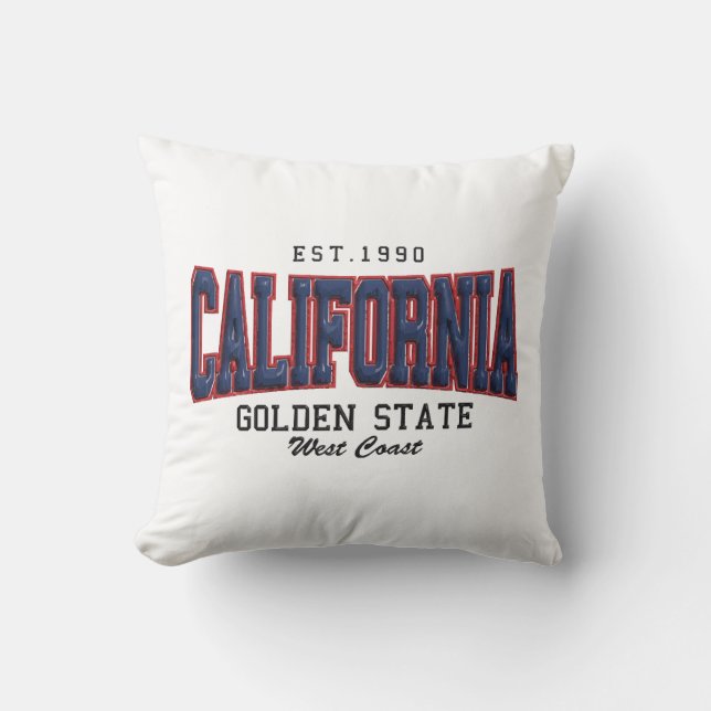 3D Californië Kussen (Voorkant)