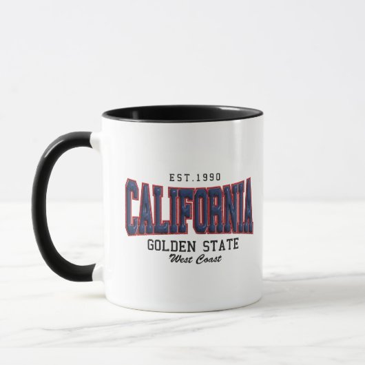 3D Californië Mok (Links)