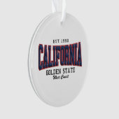 3D Californië Ornament (voorkant)