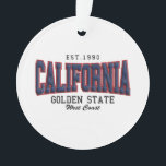 3D Californië Ornament<br><div class="desc">3D Californië</div>