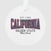 3D Californië Ornament (voorkant)