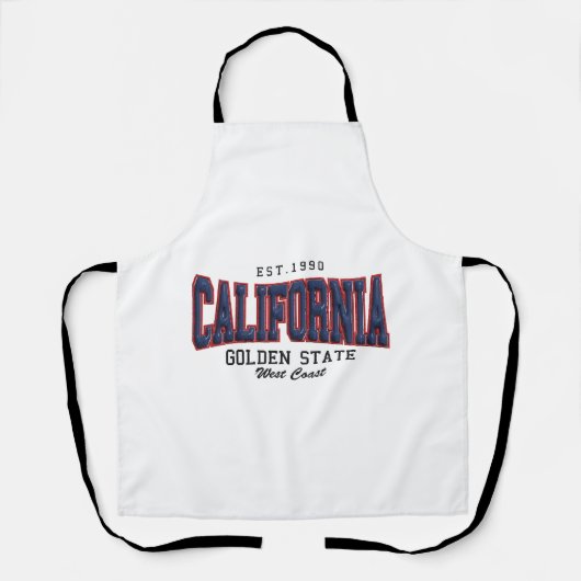 3D Californië Schort (Voorkant)