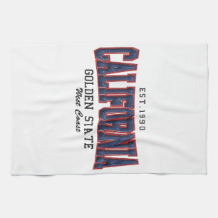 3D Californië Theedoek