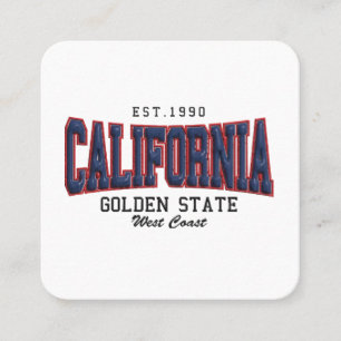 3D Californië Vierkante Visitekaartje