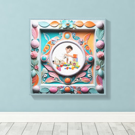 3d canvas afdruk (Insitu (Houten vloer))