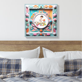 3d  canvas afdruk