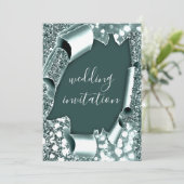 3D Cart Effect Lijst rokerblauw Blauwgroen Kaart (Staand voorkant)