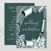 3D Cart Effect Lijst rokerblauw Blauwgroen Kaart (Voorkant / Achterkant)