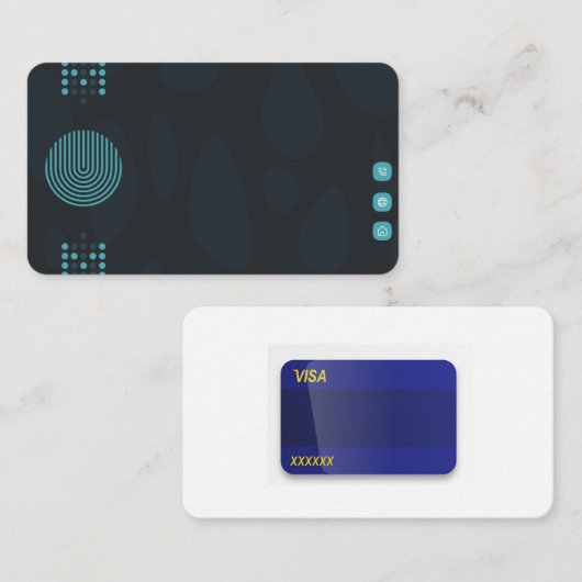 3d Carte de visite Visitekaartje (Voorkant / Achterkant)