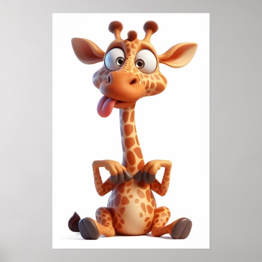 3D Cartoon Animal Poster (Voorkant)