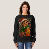 3D cartoon Christmas sweatshirt (Voorkant volledig)