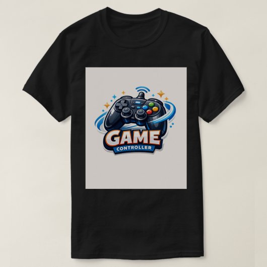 3D Cartoon Gamecontroller T-shirt Logo (Design voorkant)