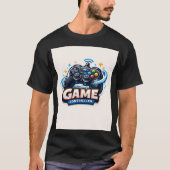 3D Cartoon Gamecontroller T-shirt Logo (Voorkant)