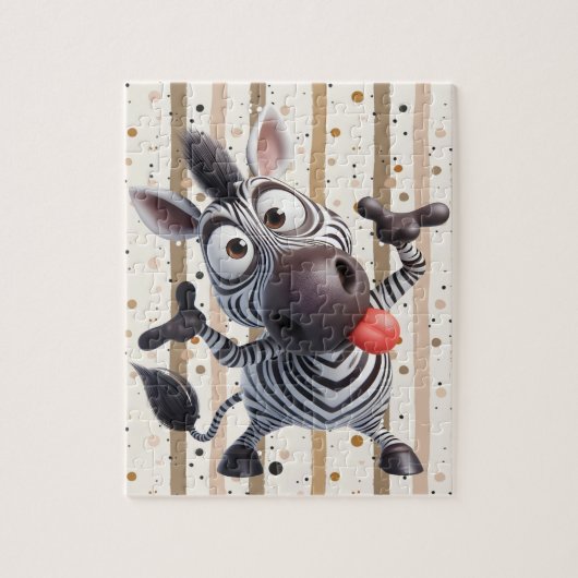 3D Cartoondier Puzzel (Verticaal)