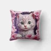 3D cat pillow Kussen (Achterkant)