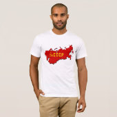 3D CCCP (Kaart) T-shirt (Voorkant volledig)