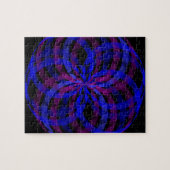 3D Center Bloemblad Geometrische Puzzel (Horizontaal)