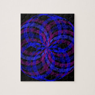 3D Center Bloemblad Geometrische Puzzel