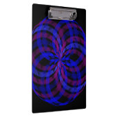 3D Center Flower Petal Geometric Clipboard Klembord (Rechts)