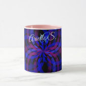 3D Center Flower Petal Geometric Coffee Mug Mok (Midden)
