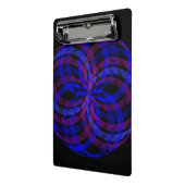 3D Center Geometric Flower Petal Mini Clipboard Mini Klembord (Angled2)