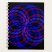 3D Center Geometric Flower Petal Planner (Voorkant)