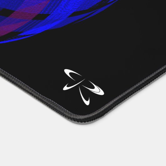 3D Centrum Bloem Petal Desk Muismat Mat (Hoek)